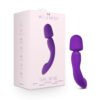 Blush-Dual Sense 10 Function Massage Wand With RumbleTech