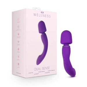 Blush-Dual Sense 10 Function Massage Wand With RumbleTech