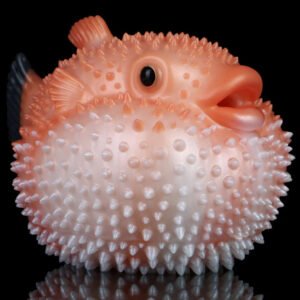 FAAK Pearl Puffer Double Channel Vagina and Mouth Sex Doll Male Masturbator